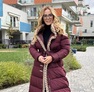 Isabell Maxi kabát bordó – Innova Fashion – 2. kép